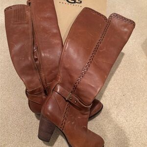 UGG Women's Brown Leather Boots